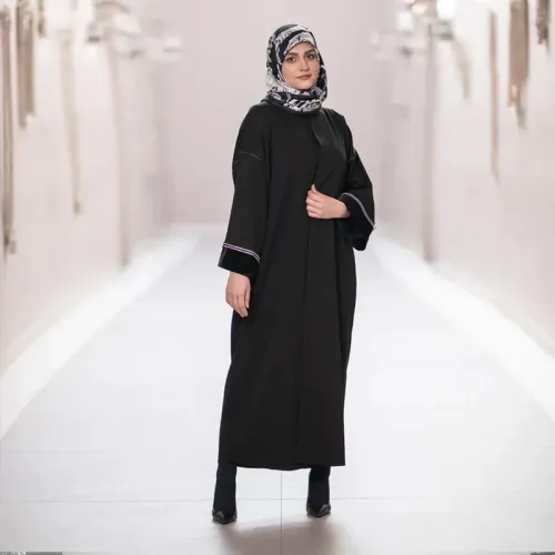 مانتوعبایی آستین نگین