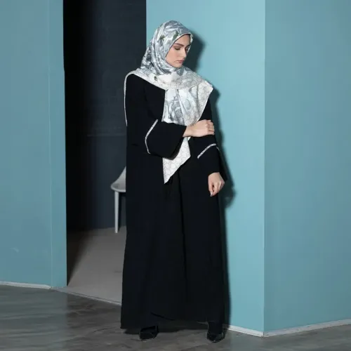 مانتو عبایی ژاکارد