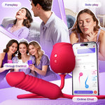 Rose-Inspired Rechargeable Vibrator for Women